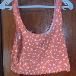 F21 FLOWER PRINTED CROP TOP